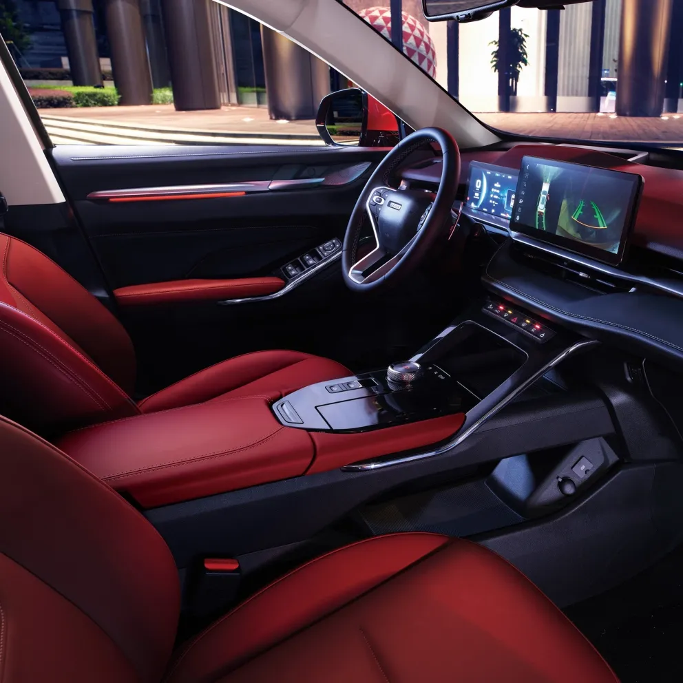 Vue avant intérieure