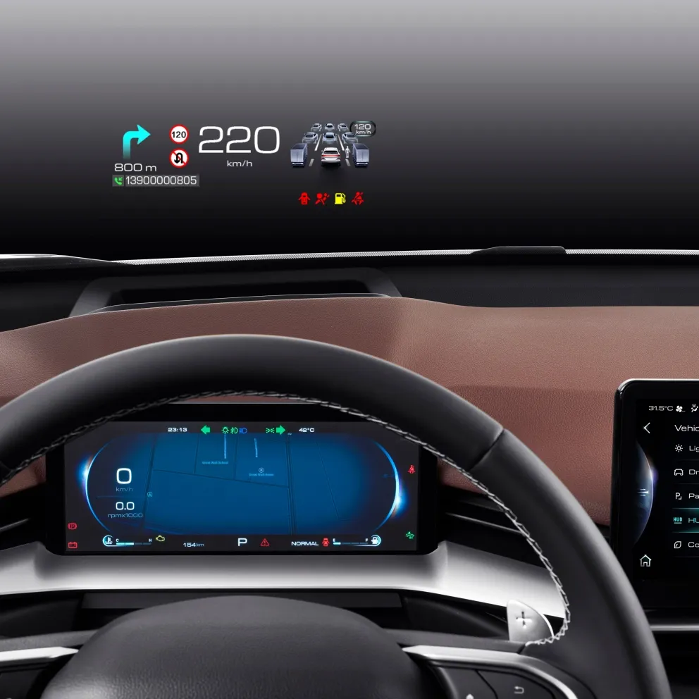 Vue avant intérieure