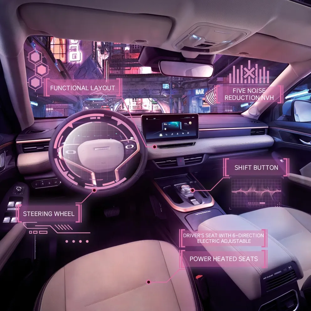 Vue arrière intérieure