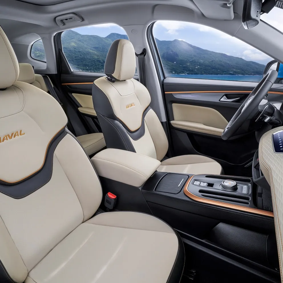 Vue avant intérieure