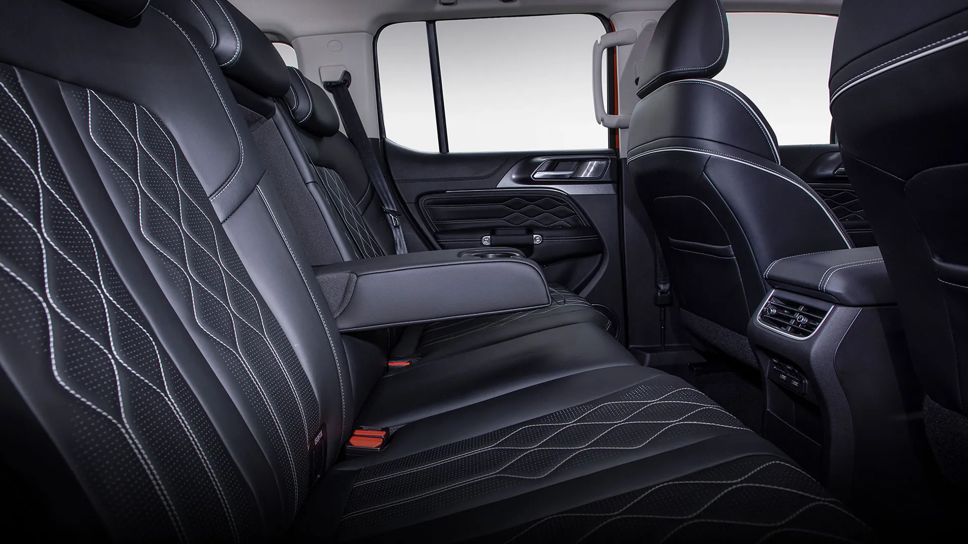 Vue arrière intérieure