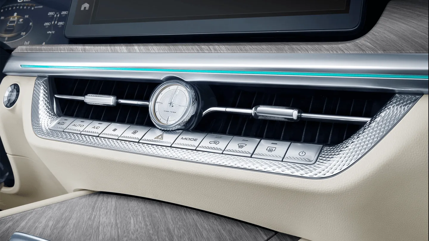 Vue avant intérieure