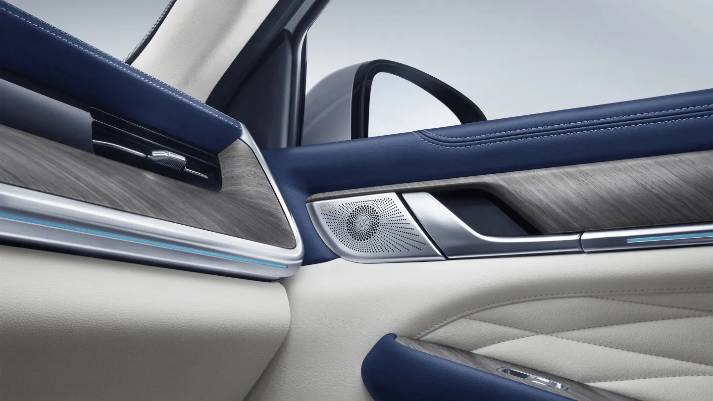 Vue arrière intérieure