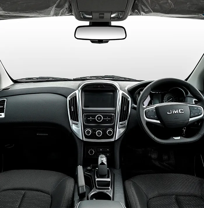 Vue arrière intérieure